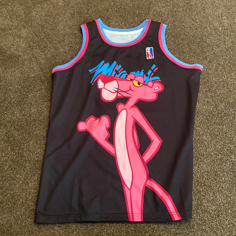 Pink Panther customized jersey from jerseybird.